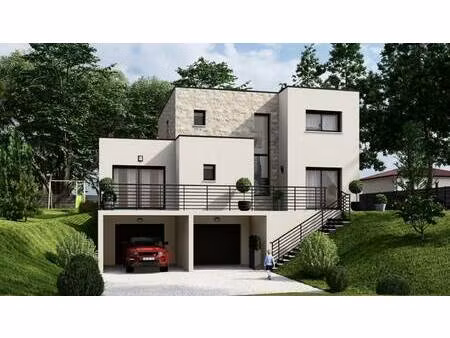 terrain avec maison neuve à vendre