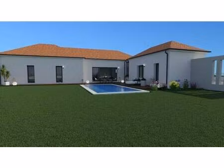 terrain avec maison neuve à vendre