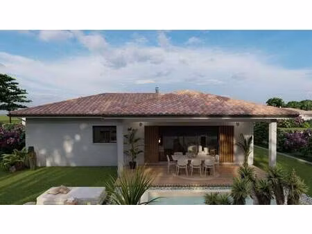 terrain avec maison neuve à vendre