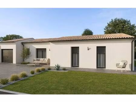 terrain avec maison neuve à vendre