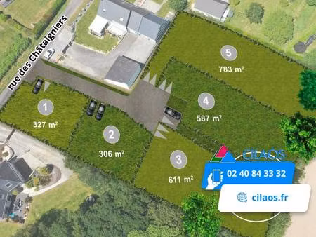 terrain constructible viabilisé à vendre