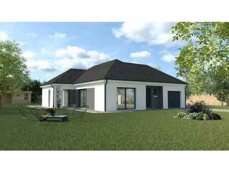 terrain avec maison neuve à vendre