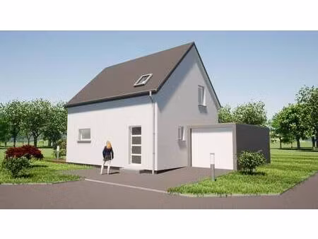 terrain avec maison neuve à vendre