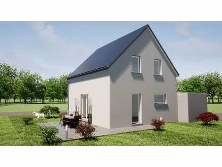 terrain avec maison neuve à vendre