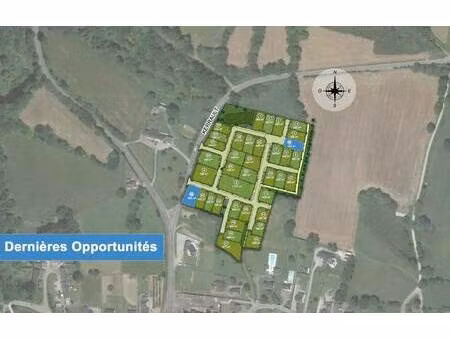 terrain constructible viabilisé à vendre