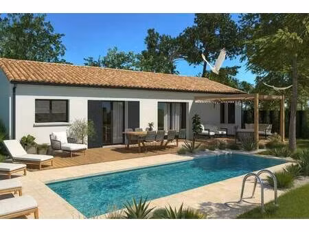 terrain avec maison neuve à vendre