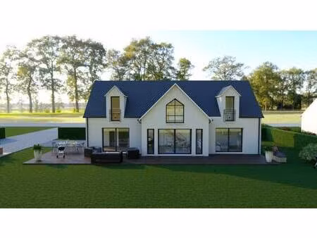 terrain avec maison neuve à vendre