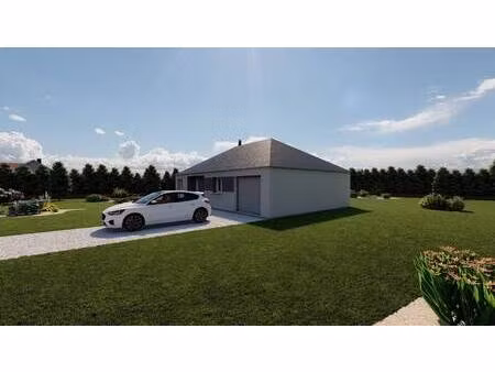 terrain avec maison neuve à vendre