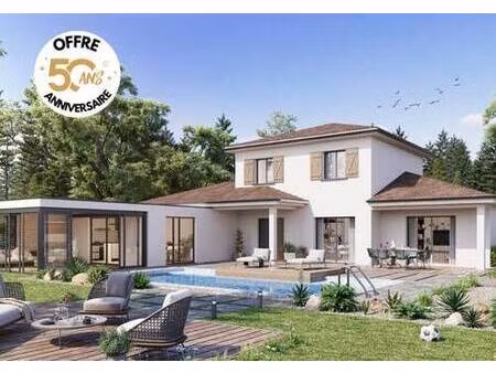 terrain avec maison neuve à vendre