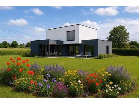 terrain avec maison neuve à vendre