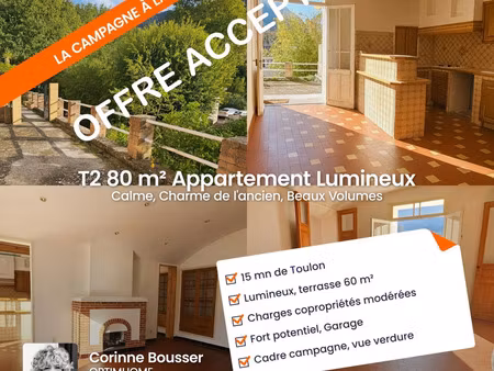 le revest les eaux t2 avec garage