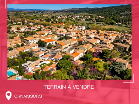 terrain ornaisons 543 m2