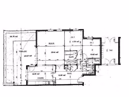 location appartement t3