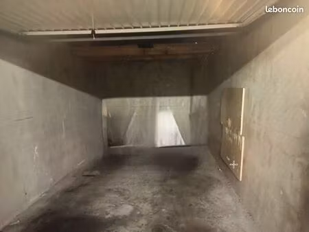 garage en souterrain