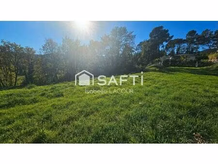 vente terrain 1000 m² salernes (83690)