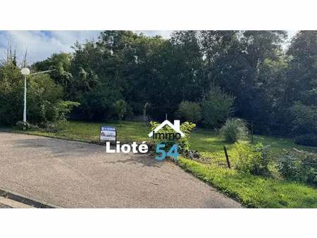 vente terrain 834 m² à varangéville (54110)  75 000 €