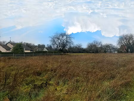 vente terrain  1641.00m²  le controis