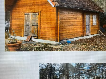 loury  chalet de 35m²   terrain 8600m²