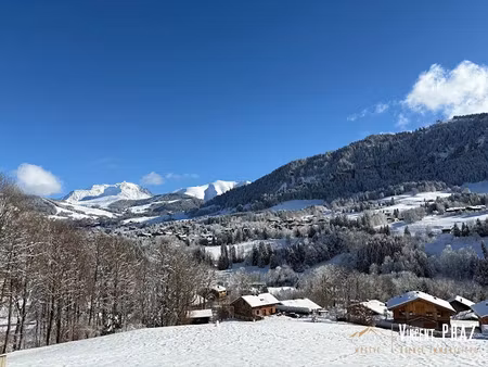 vente terrain 1200 m² à megeve (74120)  2 200 000 €