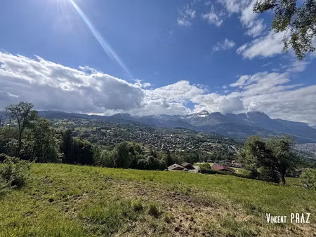 vente terrain à batir 1000 m² à combloux (74920)  550 000 €