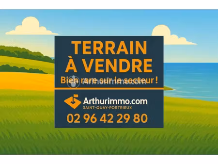 vente terrain à batir 1058 m² à binic (22520)  143 775 €