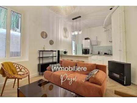 t2 meublé de 48m² avec terrasse en rez de chaussée quartier joliette 13002 marseille