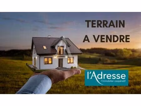 terrain constructible viabilisé à vendre