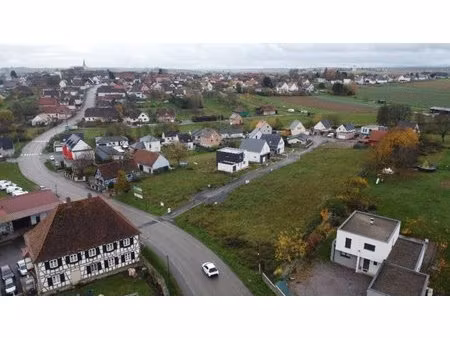 en vente terrain constructible 6 97 ares – 69 700 € |schoenenbourg