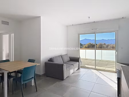 villeneuve de la raho t3 meublé avec belle terrasse et parki