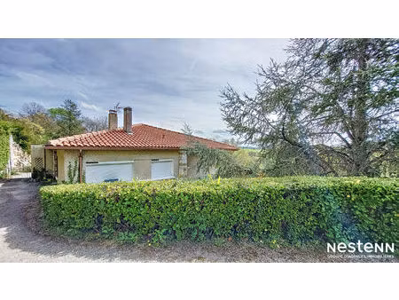 a vendre en viager libre d'occupant maison de 260 m² avec garages  piscine et jardin à val