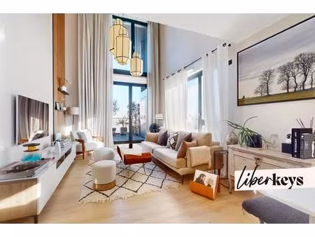 duplex rare 4 pièces 86 m² avec double hauteur  terrasses  parking et cave – asnières-sur-