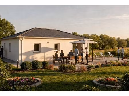 terrain avec maison neuve à vendre