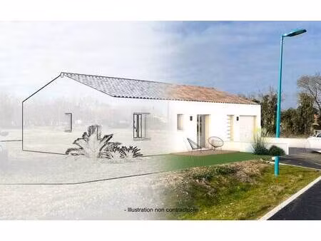 terrain avec maison neuve à vendre