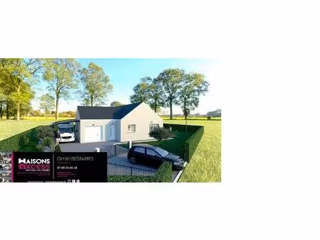terrain avec maison neuve à vendre