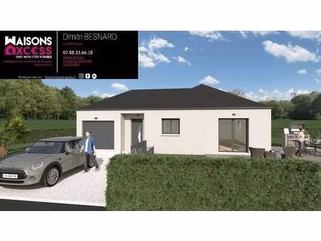 terrain avec maison neuve à vendre