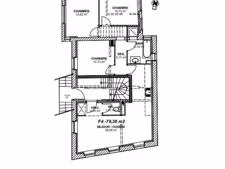 handschuhsheim - 4 pièces - 79m² - 1 garage