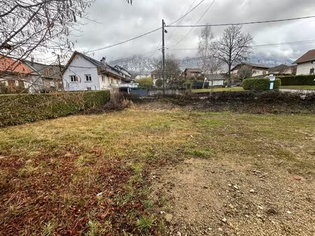 aix les bains 1ere hauteur terrain constructible viabilisé 500 m2 env