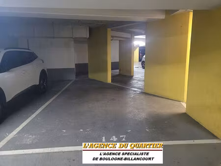 parking / box boulogne billancourt 18 m2