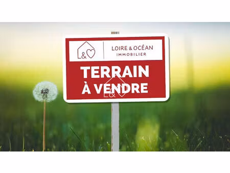 exclusivite chaumes-en-retz (secteur chéméré)  terrain à bâtir de 688 m² environ (bornage 