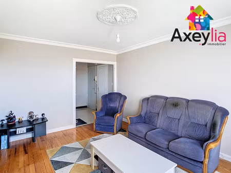 a vendre - 1 min de roanne - appartement t3 avec garage et 2 balcons