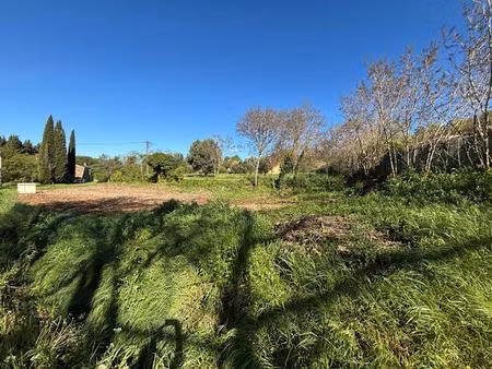 a vendre en exclusivite ! terrain villecroze 974 m²