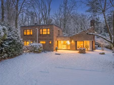 karakterwoning met brutalistische gevel in hof ter linden