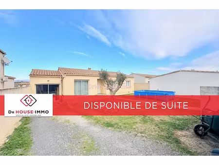 vente maison 4 pièces 90 m² à pennautier (11610)  230 000 €