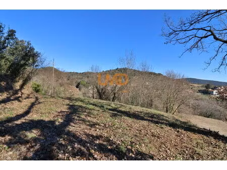 terrain constructible - 1405m2 - vue degagee
