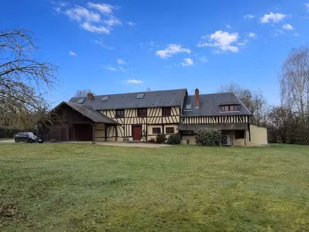vente propriété 7 pièces 228 m² à la trinité-de-thouberville (27310)  405 000 €