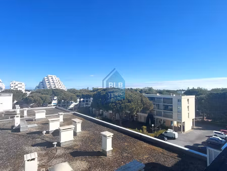 la grande-motte : appartement avec terrasse