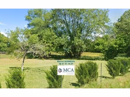 vente terrain 800 m² les billaux (33500)