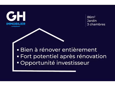 bien à rénover entièrement - opportunité investisseur - houplines