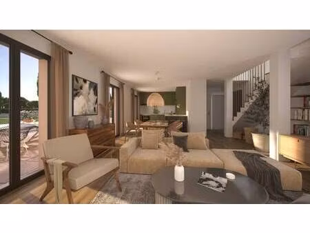 terrain avec maison neuve à vendre