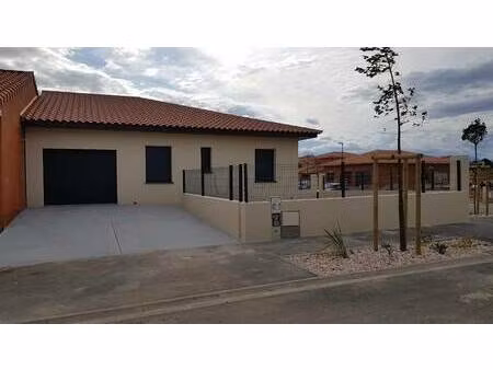 terrain avec maison neuve à vendre